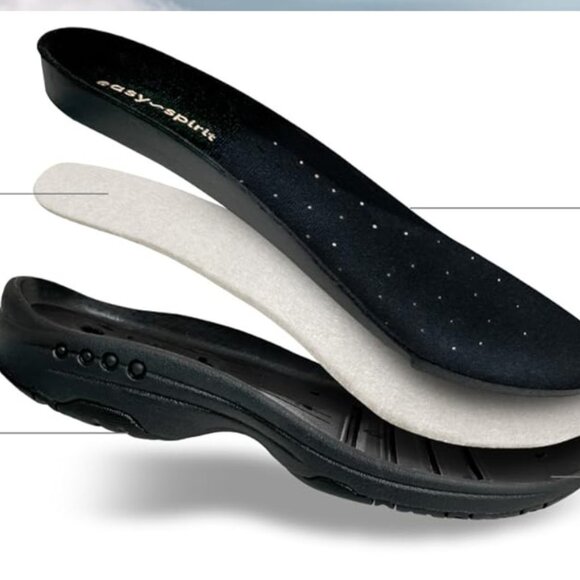 Boxed Easy Spirit Women's Traveltime Slip-On Mule / Black Mesh Mules - SIZE 10M - Picture 14 of 15